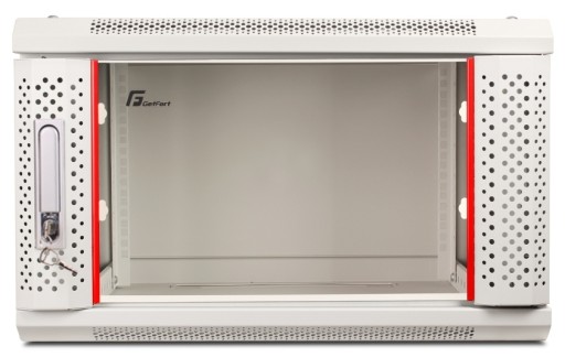 ШКАФ 19 6U 600x600 GERFORT ПОДВЕСНОЙ СЕРЫЙ