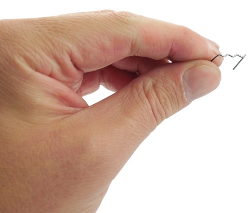 ZSZYWKI do zszywarki plastiku RS16 płaskie MAŁA FALA 0,6mm - 100szt zszywek