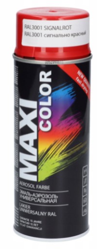 MAXI COLOR RAL 3001 КРАСКА ТЕМНО-КРАСНЫЙ ЛАК