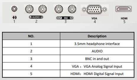 Монитор Hikvision DS-D5024FC черный