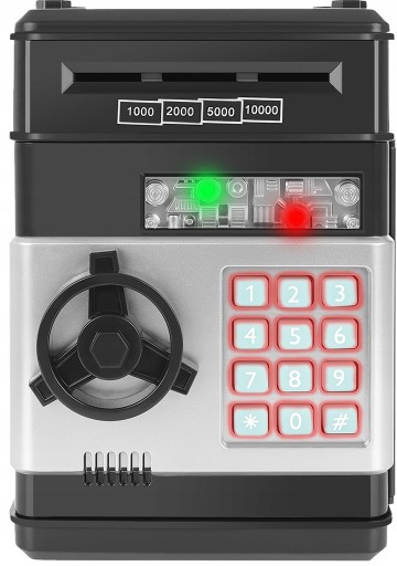 Копилка-сейф для хранения монет с PIN-кодом