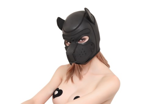 NEOPRENOWA MASKA PSA ROLE PLAY DOMINACJA
