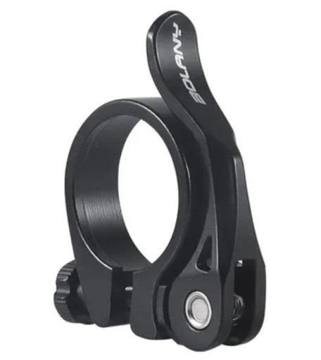 ZACISK SZTYCY ROWEROWEJ QUICK RELEASE ALUMINIUM 31.8MM - BOLANY - CZARNY