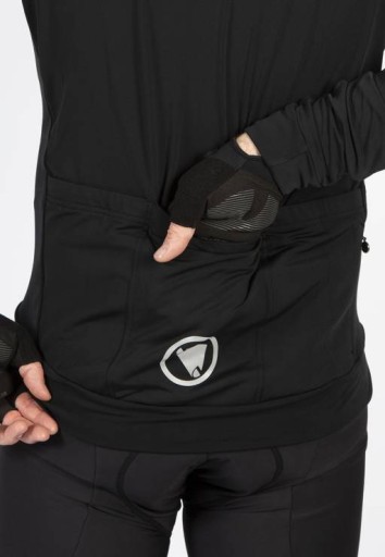 Толстовка Endura Xtract Roubaix L/S: Черный - S