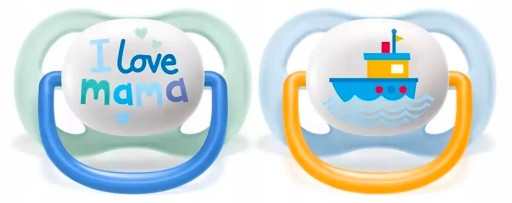 Соска AVENT ULTRA AIR 0–6 мес ДЫШАЩАЯ + ЧЕХОЛ