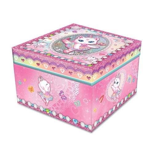 Классическая шкатулка с музыкальной шкатулкой Cat Ballerina 132BK