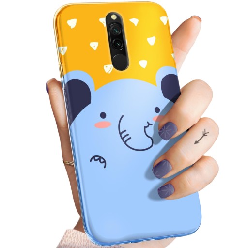 ЧЕХОЛ ДЛЯ XIAOMI REDMI 8 УЗОРОВ СЛОНОВ КОРПУС СЛОНА КРЫШКА КОРПУСА