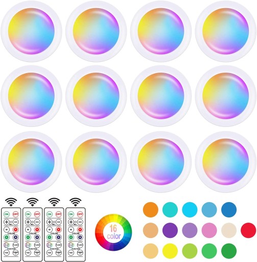 12x LAMPKA BEZPRZEWODOWA LAMPA LED BATERIE PILOT