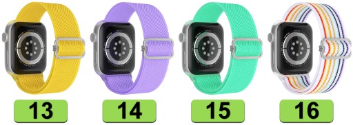 PASEK DO APPLE WATCH 2 3 4 5 6 7 8 9 10 SE 38MM 40MM 41MM 42MM | 32 KOLORY