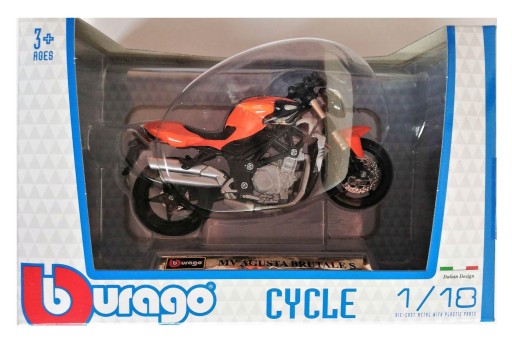 Мотоцикл BBURAGO 1:18 MV Agusta Brutale S 0009