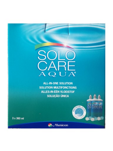 Solo Care Aqua жидкость 3х360 + 90мл БЕСПЛАТНО 4 контейнера