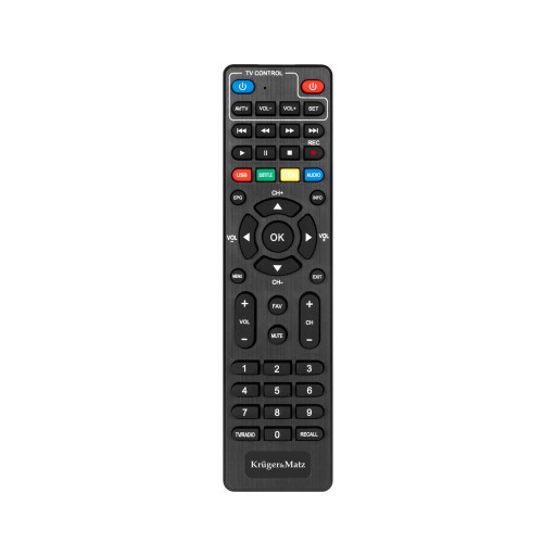 ТВ-тюнер Kruger&Matz KM0550, цифровой декодер DVB-T2 с пультом дистанционного управления