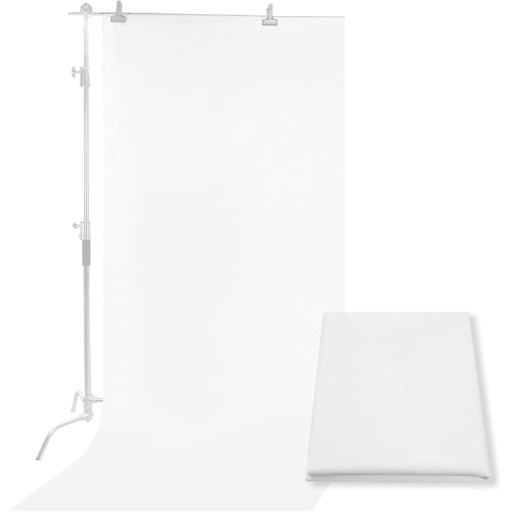 Tkanina dyfuzyjna 1,7 x 4 m biała nylon