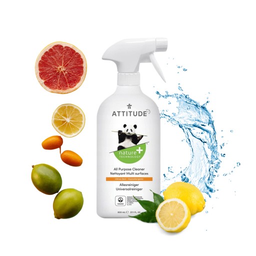 Uniwersalny Płyn do Mycia Czyszczenia Podłogi Kuchni Auta 800ml ATTITUDE