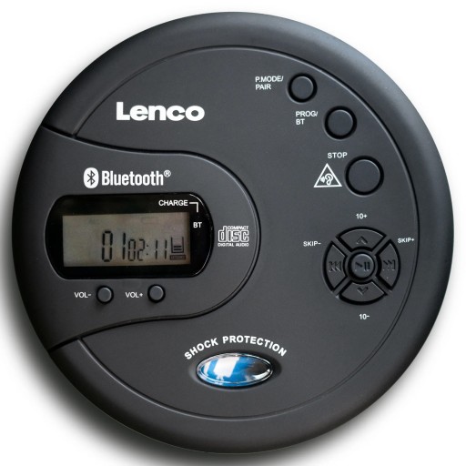 ПОРТАТИВНЫЙ CD-ПЛЕЕР DISCMAN ESP ANTISHOCK АККУМУЛЯТОР AA BLUETOOTH LCD