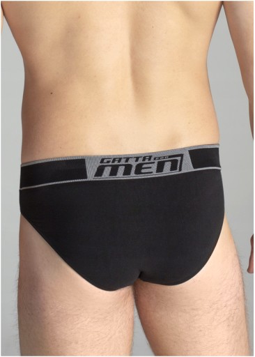 3X ТРУСЫ GATTA ИЗ ХЛОПКА, ЧЕРНЫЕ, XL