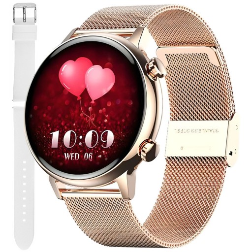 SMARTWATCH ENTER PL MENU СЕТКА из РОЗОВОГО ЗОЛОТА + РЕМЕНЬ