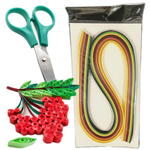 Zestaw Paski QUILLING do Zawijania 5mm MIX KOLORÓW