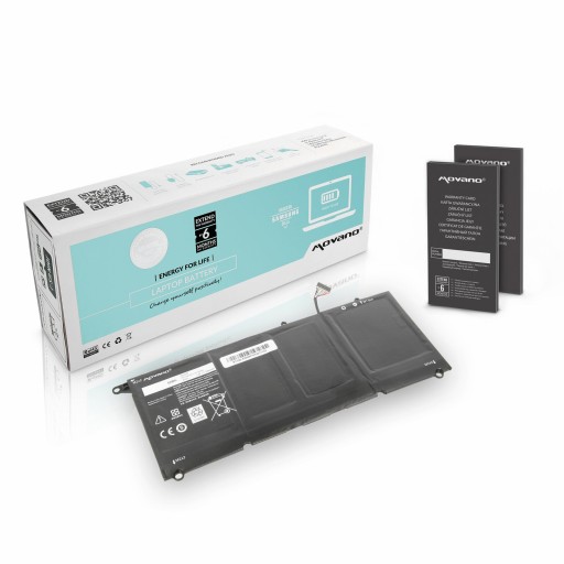 Аккумулятор JHXPY для Dell XPS 5400 мА, 7,4 В/7,6 В, 40 Втч