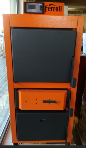 Kocioł, piec Ferroli stalowy zgazowujący drewno CGF PRO 22 kW