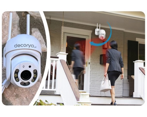 ВНЕШНЯЯ ВНУТРЕННЯЯ КАМЕРА С ПЕРЕКЛЮЧЕНИЕМ WiFi С ЗАПИСЬЮ И ЗВУКОМ