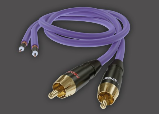 Melodika MDSW70 (MDSW-70) Kabel do subwoofera (RCA-RCA) Purple - 7m