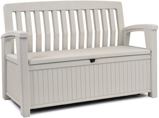 Садовая скамейка с ящиком KETER 227L Белый