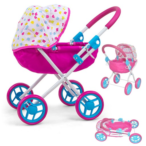 Dori Candy Milly Mally глубокая игрушечная кукольная коляска с люлькой