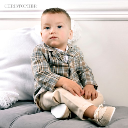 Крестильный костюм Christopher Boy, размер 74.