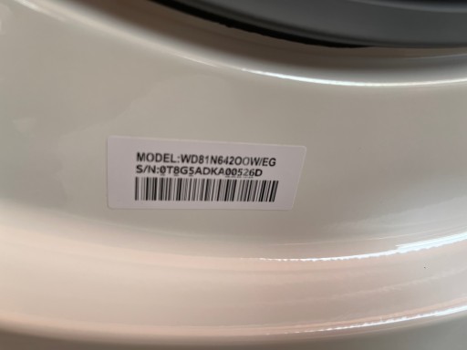 Стирально-сушильная машина Samsung WD81N642OOW/EG 8кг/5кг