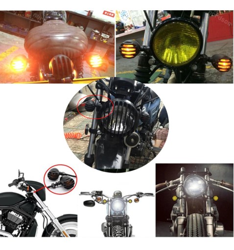 KIERUNKOWSKAZY CHOPPER RETRO CAFE RACER HARLEY