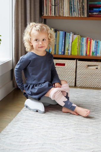 КРЫШКА ДЛЯ УНИТАЗА Potty 2в1 БЕЛЫЙ И СИНИЙ POTETTE PLUS