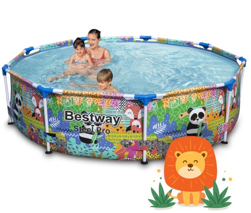 САДОВЫЙ КАРКАСНЫЙ БАССЕЙН 274x66 BESTWAY НАБОР 4в1