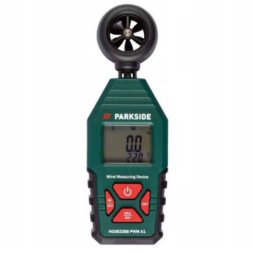 PARKSIDE PWM A1 анемометр + щелочные батареи для измерения скорости воздуха