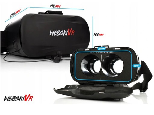 3D ОЧКИ VR С НАУШНИКАМИ ДЛЯ ДЕТСКОГО ТЕЛЕФОНА ДЛЯ ЧЕСТНЫХ ИГР