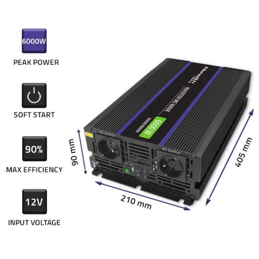 Преобразователь напряжения Monolith 6000 MS Wave |||