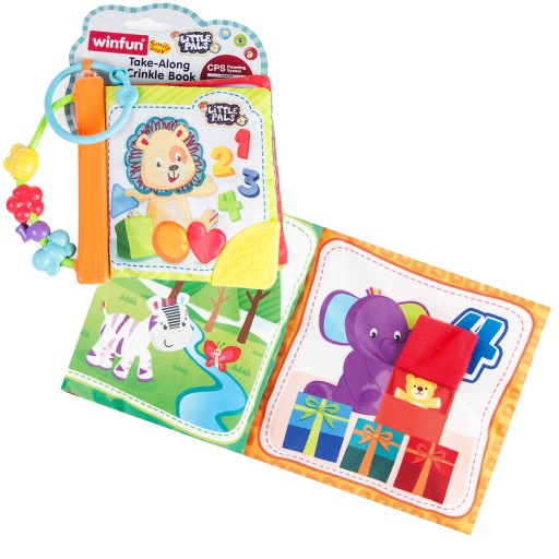 SMILY PLAY Сенсорная книжка, прорезыватель, кулон