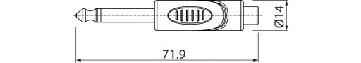 Моно-адаптер Roxtone RPAN260 RCA Jack 6.3