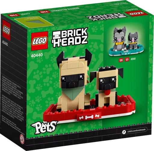 LEGO 40440 BrickHeadz — Немецкая овчарка