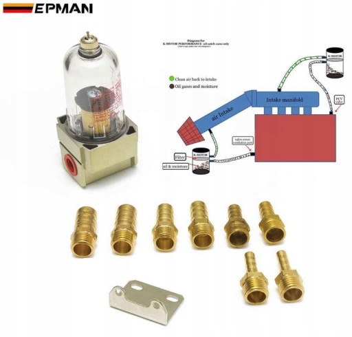EPMAN MINI OIL CATCH TANK - маслоуловитель