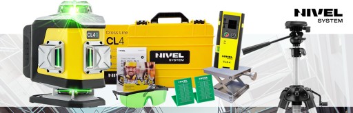СИСТЕМА NIVEL CL4G КРЕСТОВЫЙ ЛАЗЕР+ШТАТИВ+ДАТЧИК