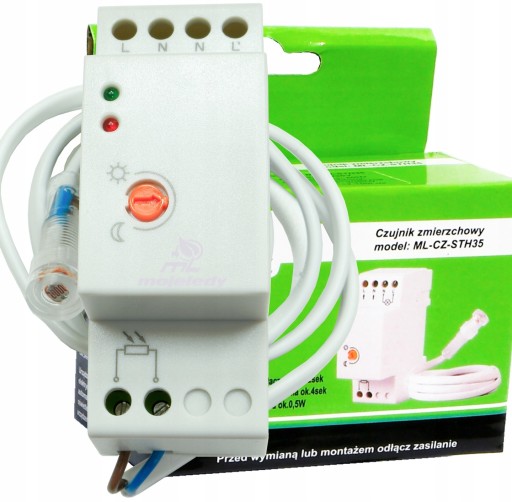 Сумеречный датчик с зондом IP65 для DIN-рейки TH-35