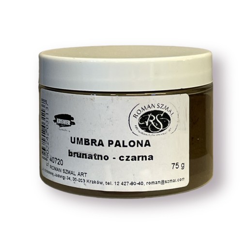 Pigment umbra palona brunatno czarna 75g 40720