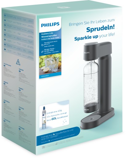 Saturator do wody PHILIPS czarny +dzbanek AQUAPHOR
