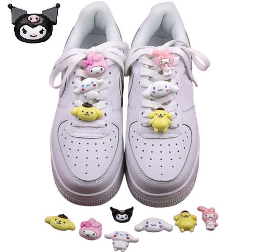 Булавки для обуви, шнурки, булавки, зажимы, пряжки, DIY Hello Kitty KUROMI Kotek
