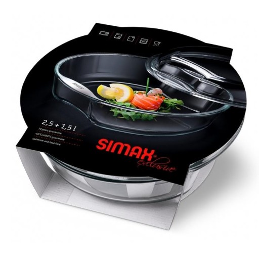 КРУГЛЫЙ СОсуд С КРЫШКОЙ SIMAX SMART TOUCH 2,5 Л (1,5+1,0)