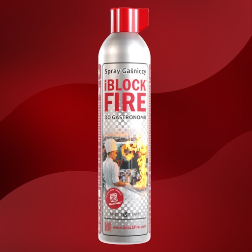 БИОПОЖАРОТУШАЮЩИЙ РАСПЫЛИТЕЛЬ iBlockFIRE ДЛЯ РЕСТОРАНОВ И КУХНЕЙ