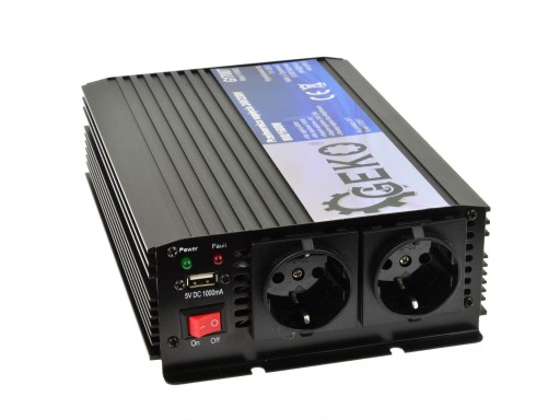 Przetwornica napięcia 24V/230V 800/1600W G17007