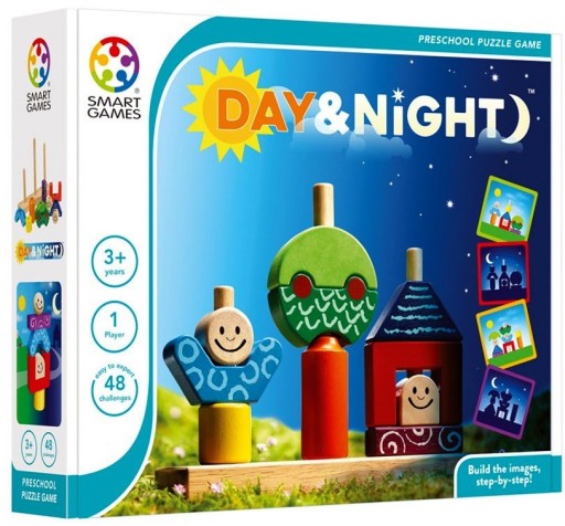 Умные игры День и ночь Деревянная головоломка 3+