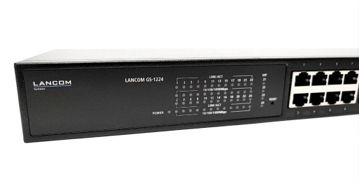 Свитч Lancom GS-1224, 24x1GbeE 4SFP 24x1GB